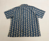 90s Polo Ralph Lauren cotton woven S/S Shirt XL Blue