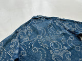 90s Polo Ralph Lauren Big Paisley Shirt L IndigoBlue
