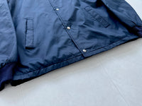 90s Wether Breaker Nylon Coach Jacket Navy