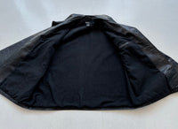 90s Polo Ralph Lauren Leather CarCoat XL Black