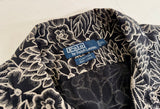 90s Polo Ralph Lauren CLAYTON Black Flower S/S Shirt XL