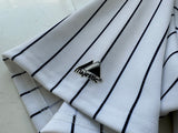 90s Majestic NY Yankees Jersey XL White Striped