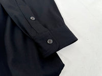 90s WHITFIRLD Wool L/S Shirt L Black