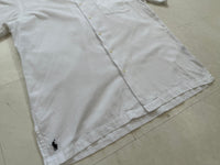 90s Polo Talph Lauren CALDWELL Loop Shirt M Pure White