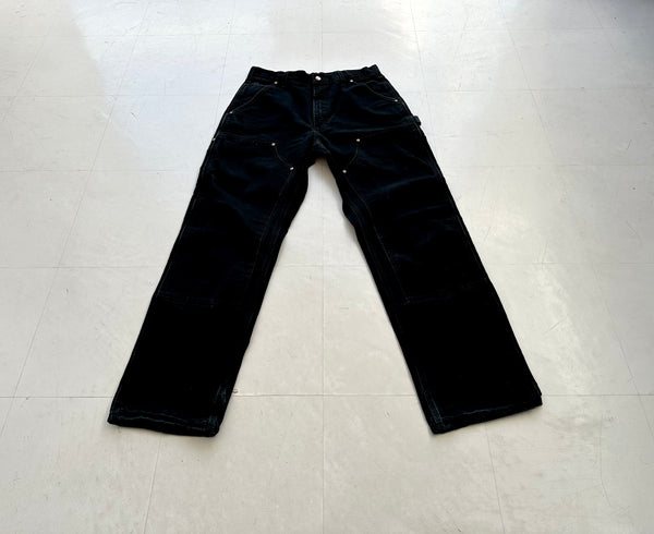Carhartt Double Knee Pants Black 32X32  2