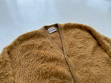 60s Kandahar Mohair Cardigan Goldenbrown