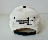 90s THE WALL STREET JOURNAL SnapBack Ivory&Black