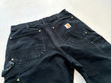 Carhartt Double Knee Pants Black 32X32  2