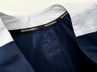 Used NIKE DRI-FIT Baseball Shirt M Navy