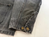 90s Carhartt Michigan Unlined Chore Coat L CU1005 Black