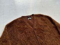 60s TOWNCRAFT Mohair Cardigan L DeepBrown