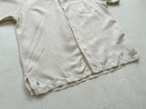 90s Polo Ralph Lauren CALDWELL Loop Shirt L Off White