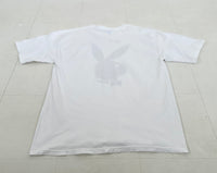 Used Playboy Big Bunny T-shirt XL White