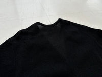 60s THANE Mohair Cardigan L Black