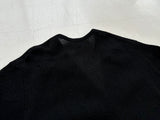 60s THANE Mohair Cardigan L Black