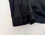 90s Polo Ralph Lauren Leather SwingTop Jacket XXL Black