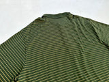 90s POLO GOLF Striped Polo Shirt L Khaki