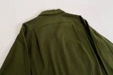 70s PENDLETON Plane Wool Loop Shirt M Olive
