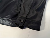 90s Polo Ralph Lauren Leather SwingTop Jacket XXL Black