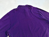 90s POLO GOLF SquareDot Polo Shirt M Purple
