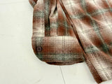 90s Pendleton ShadowPlaid Board Shirt XL Brown