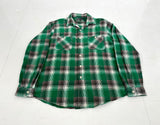 90s Polo Ralph Lauren Cotton Flannel L/S Shirt XL Green