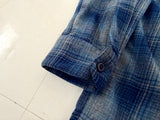 90s Pendleton Shadow Plaid Board Shirt M Blue