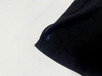 90s Polo Ralph Lauren CALDWELL Cotton Loop shirt XL Black