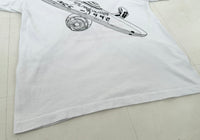 90s Spaceship Movies T-shirt XL White