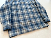 90s Pendleton ShadowPlaid Board Shirt M Turquoise