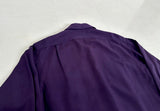 90s Polo Ralph Lauren 100%Rayon L/S Shirt S DeepPurple