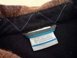 Columbia Shadow Plaid Shirt Jacket L Brown