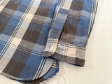 90s Polo Ralph Lauren Large Plaid Work L/S Shirt L Blue