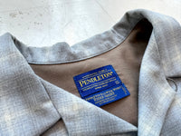 90s Pendleton ShadowPlaid Board Shirt L Turquoise