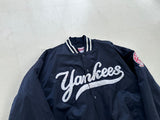 NewYork Yankees Nylon Varsity Jacket L Navy