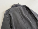 90s Carhartt Michigan Unlined Chore Coat L CU1005 Black