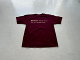 Vintage Haagen Dazs Logo T Shirt XL Burgundy