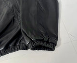 90s Polo Ralph Lauren Leather SwingTop jacket L Black