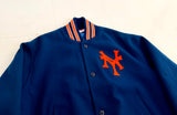 70s EMPIRE NY Mets Melton Varsity Jacket XL Blue
