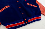 80s FELCO NY Mets Varsity Jacket L Navy Orange