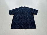 90s Polo RalphLauren Indigo Flower Loop Shirt XL