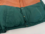 90s Polo Ralph Lauren Leather Puffer Jacket L