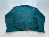 60s GrantCrest Mohair Cardigan L Emerald