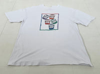 90s Haagen Dazs Icecream Cups T-shirt XL White