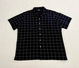 90s Polo Ralph Lauren Windowpane Check S/S Shirt XL