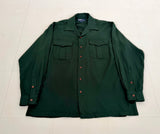 90s Polo Ralph Lauren Rayon Loop Shirt L DeepGreen