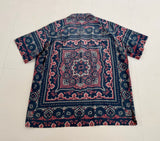 90s Polo Ralph Lauren VINTAGE CAMP Paisley S/S Loop Shirt L