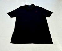 90s Polo Ralph Lauren 100%Cotton Polo Shirt L Black