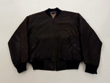 90s Polo Ralph Lauren Leather Bomber Jacket M