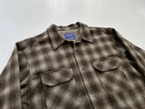 90s Pendleton Shadow Plaid Board Shirt L OD